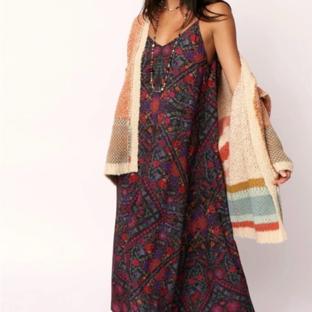 NATURAL LIFE Bohemian Floral Maxi Dress - Picture 2 of 2